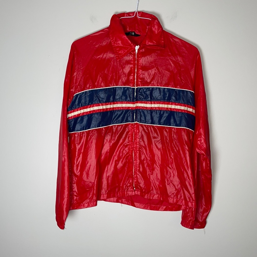 Vintage Grants Young Men’s Large 16-18 Water Repelent Nylon Coat Red